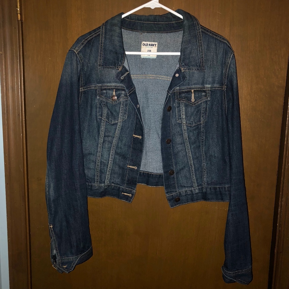 Old Navy Women's Crop Jean Jacket